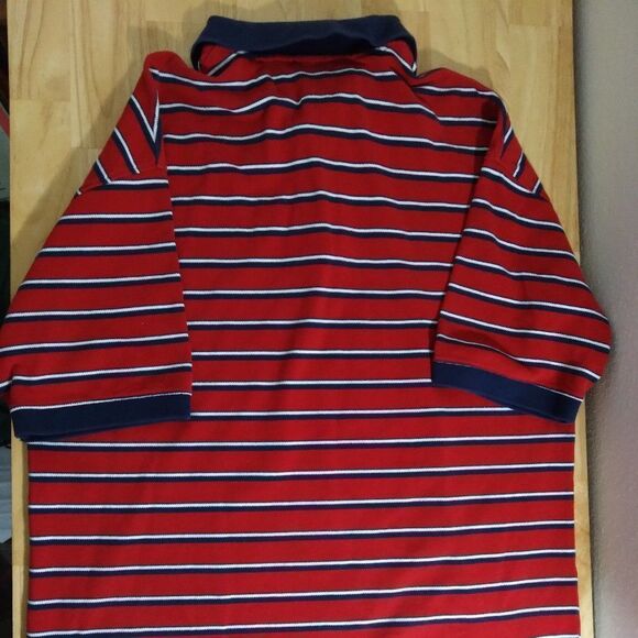 Vintage Warner Bros. Taz Striped Polo Shirt - Picture 4 of 9